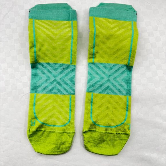 New! Men's Merino Blend Run+ Ultralight Micro Socks in Hyper/Aura - Picture 3 of 4